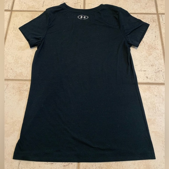Under Armour Threadborne Black Short Sleeve Graphic Tee - Size XS - Picture 4 of 5